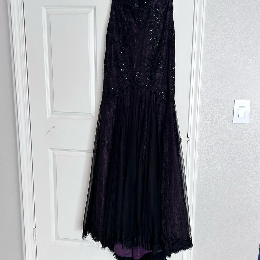 Black Tiered Gown for Prom/Formal event